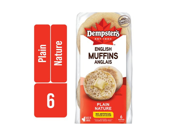 Dempster’s® Plain English Muffins