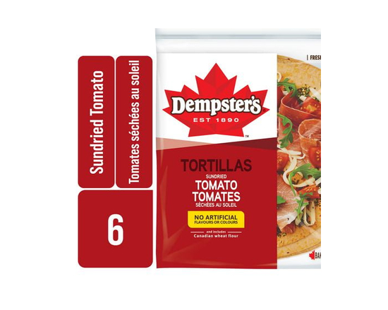 Dempster’s® Sundried Tomato Large Tortillas