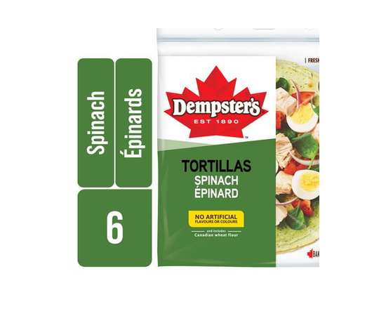 Dempster’s® Spinach Large Tortillas