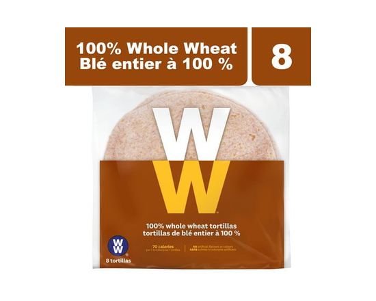 WW™ 100% Whole Wheat Tortillas