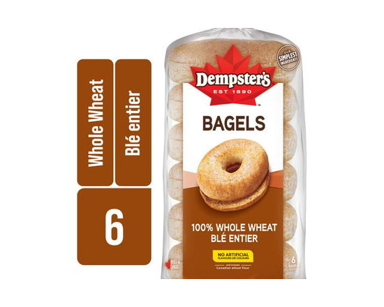 Dempster’s® 100% Whole Wheat Bagels