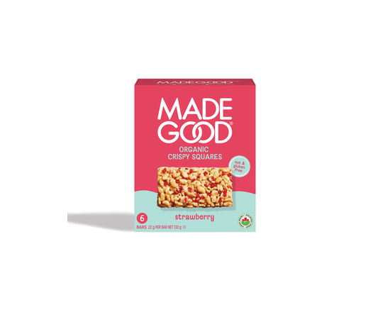 MadeGood Strawberry Crispy Squares 6 bars - 132 g