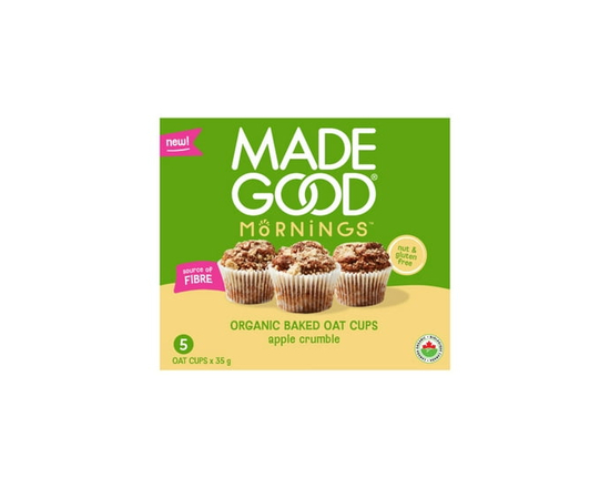 MadeGood Baked Oat Cups – Apple Crumble 5 Cups - 175g