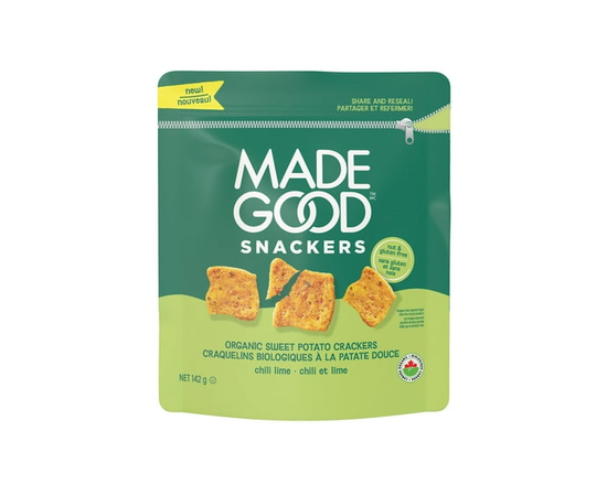 Made Good Snackers Craquelins Bio à la Patate Douce Chili et Lime 142 g - 142g