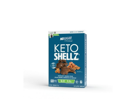 No Sugar Keto Shellz Pécan Caramel Aromatisé au Chocolat