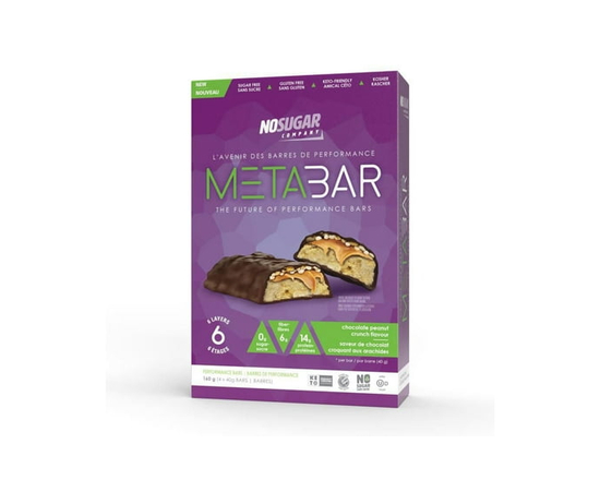 No Sugar MetaBar Croquant au chocolat et aux cacahuètes