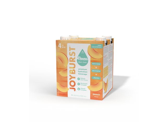 Joyburst Hydration Peach, 4 x 500 ml