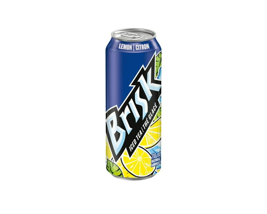 Brisk Lemon Iced Tea 710mL, Can - 710mL
