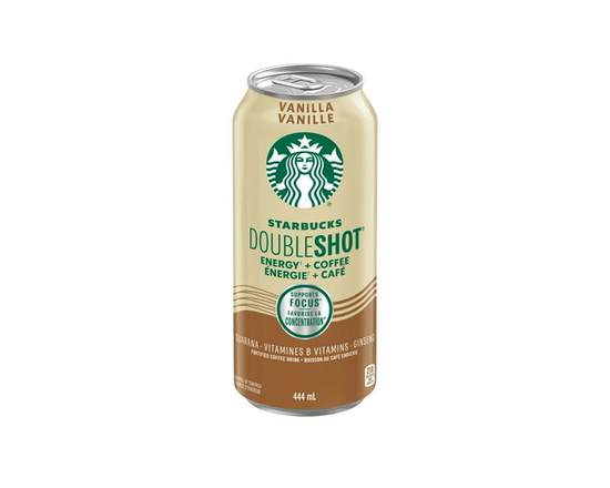 Boisson au café Starbucks Doubleshot - Saveur de vanille 444mL, cannette - 444 mL