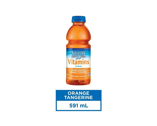 Aquafina Plus+ Vitamins Orange Tangerine 591 mL, Bottle - 591mL