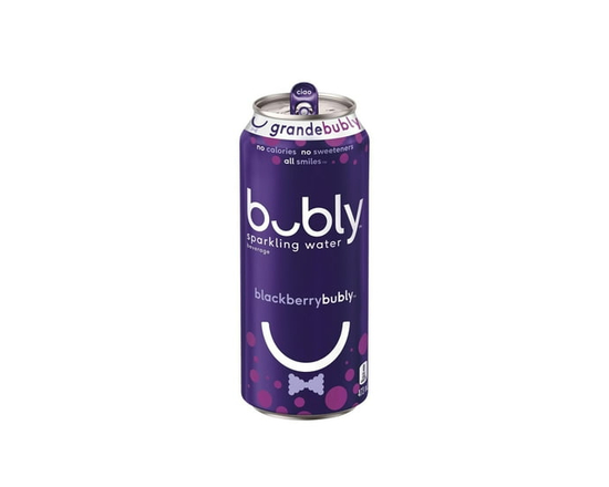 Bubly Blackberry Sparkling Water 473 ml, Can - 473mL