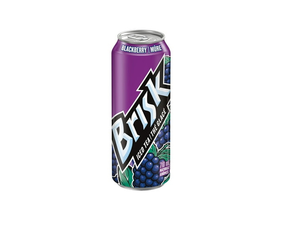 Brisk Blackberry Iced Tea 710 mL, Can - 710mL