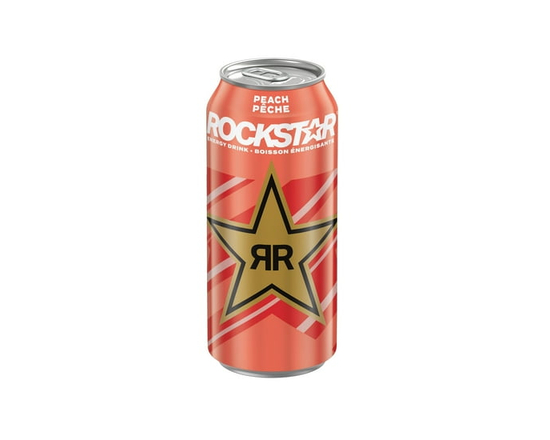 Rockstar Punched Peach Energy Drink 473 mL, Can - 473 mL