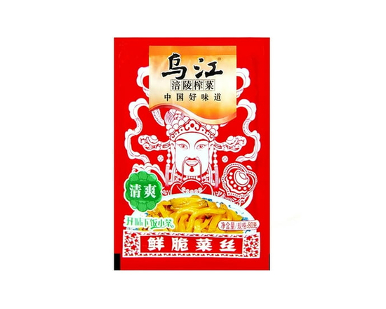 WJ Preserved Mustard Tuber Fresh Flavor - 320g