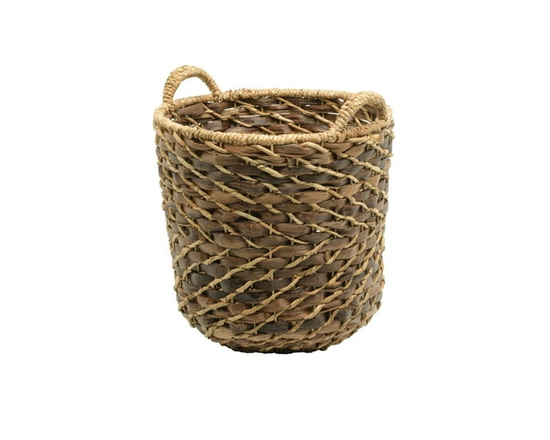 Bacbac and Bangkuang Storage Basket, Made with Natural Fibers, Brown