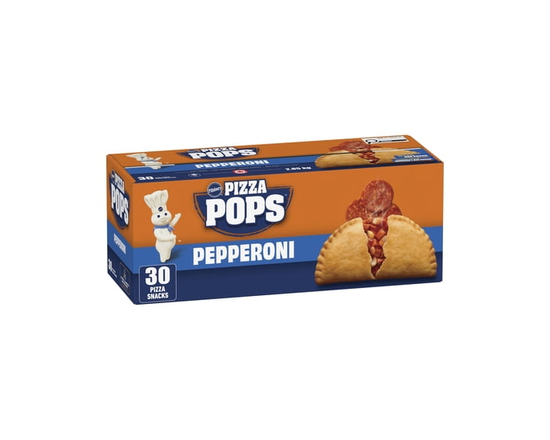 Pillsbury Pizza Pops, Pepperoni Flavour, Frozen Pizza Snacks, 2.85 kg, 30CT, Contains: Wheat, Milk. - 30 ct