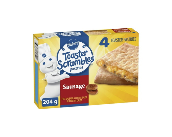 Pillsbury Toaster Scrambles Pastries, Egg, Sausage and Cheese Sauce - 204 g