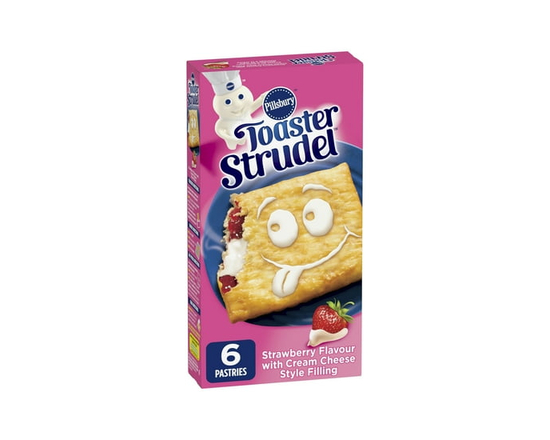 Pillsbury Toaster Strudel Strawberry Flavour with Cream Cheese Style Filling - 326 g