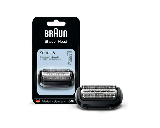 Braun Series 6 Electric Shaver Replacement Head with Sensitive Skinguard, Easily Attach Your Shaver Head, Compatible with next Generation Series 6 Sha