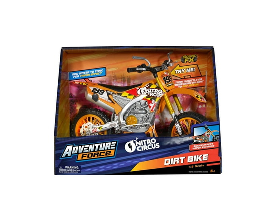 Adventure Force 1:6 Scale Motorcycle Play Vehicle for Kids, with Nitro Circus Travis Pastrana Graphics, STYLES MAY VARY