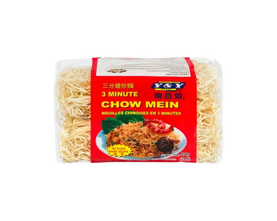 Y & Y 3 Minute Chow Mein Noodles - 454 g