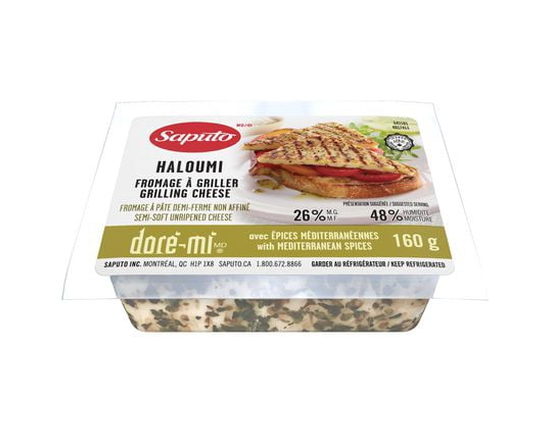 Saputo Fromage Haloumi avec épices méditerranéennes Doré-Mi