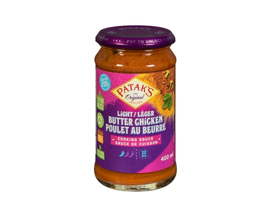 Patak's Sauce de Cuisson Légère pour Poulet au Beurre - 400 ml