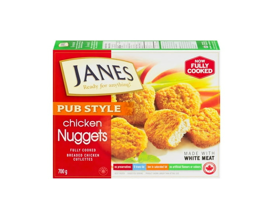 Janes Pub Style Breaded Chicken Cutlette Nuggets - 700 g