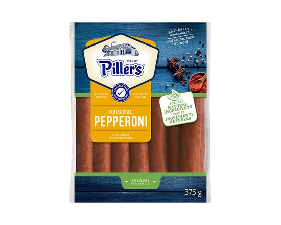 Piller's Pepperoni made with Natural Ingredients