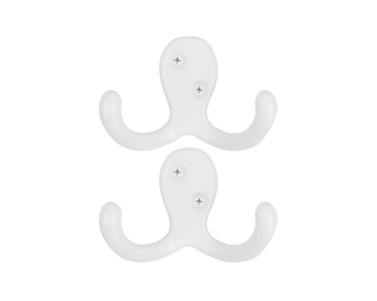 Era Welcome Hooks, 2-Pack White - 2.75" x 1.87"