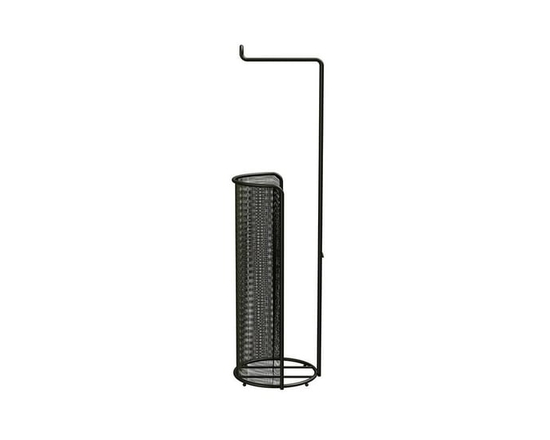 era Support de papier hygiénique Locker noir - 6.38po x 23po