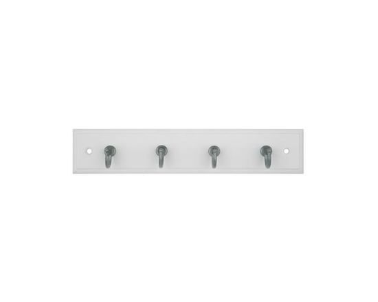 Era Classic Key and Hook Rail White - 8.27 x 1.57x1.57 in