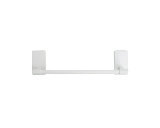 Era Guru Hand Towel Bar with Self Adhesive Strips, White, 12in.