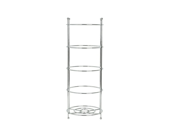 Era Michaels Freestanding Toilet Paper Holder Chrome 5.55 x 15.16in - 5.55x15.16in