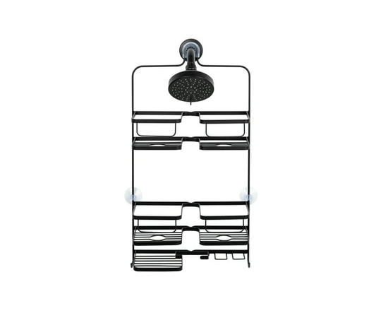 Era Planartico Shower Caddy Black 12.40x23.11in - 12.40" x 23.11"