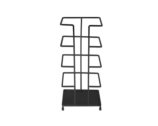 Era Tower Freestanding Toilet Paper Holder, Stacker, Matte Black 6.18" x 13.85in - 6.18 x 13.85in