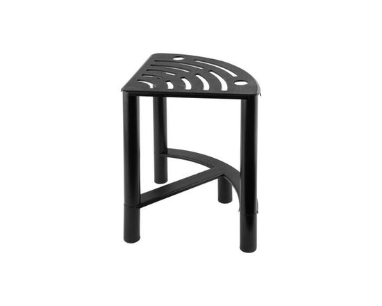 Era Tabouret de Douche Noir 11x16po - Tabouret pour douche