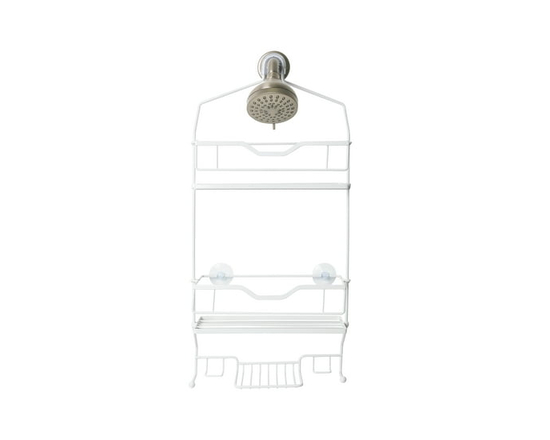Era Palma Shower Caddy, White 11.22x24 in - 11.22" x 24"
