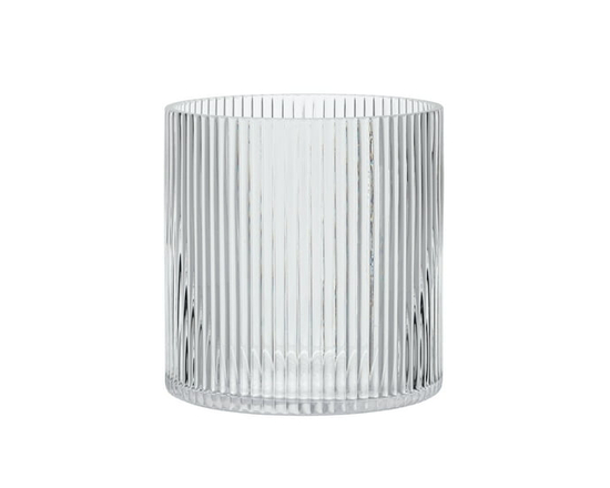 Better Homes and Gardens Glass Hurricane Large Clear - 4.9inW x 4.9inD x 4.9inH