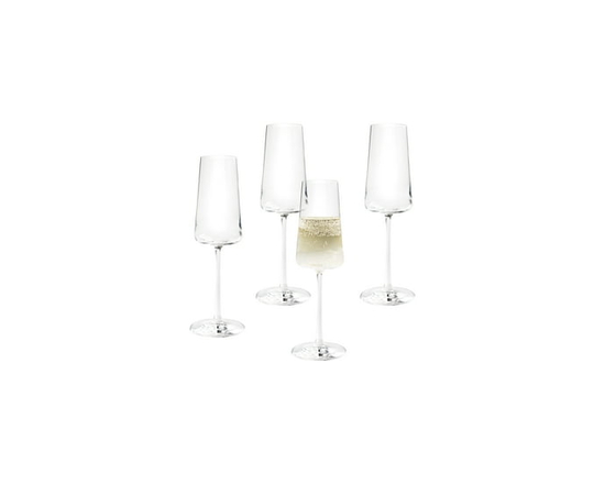 Ensemble de flûtes à champagne 4 PCS