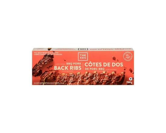 The Keg Pork back ribs Signature sauce BBQ - 700g