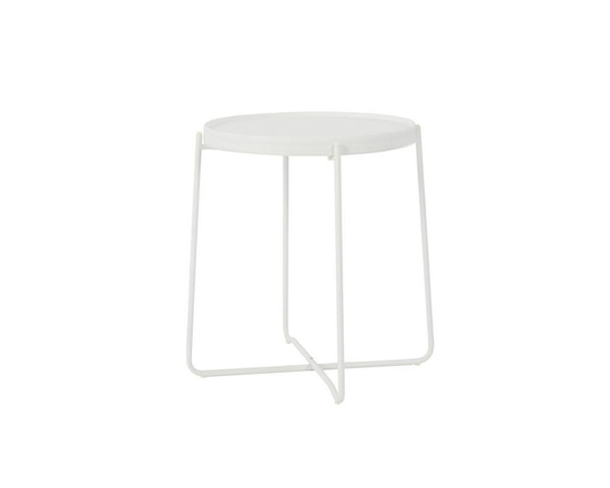 HOMETRENDS Tray Top Table (White)