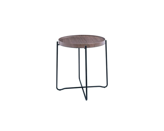 HOMETRENDS Tray Top Table (Walnut color)