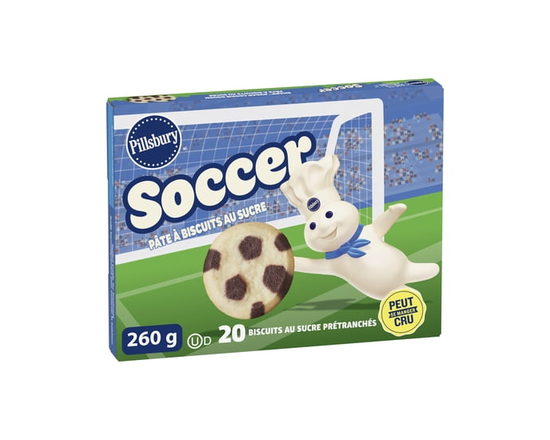 Pillsbury Ready to Bake Sugar Cookies Soccer - 260g
