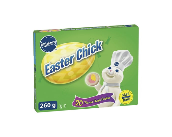 Pillsbury Ready To Bake! Shape Sugar Cookie Dough, Pre-Cut and Safe to Eat Raw - 260 g