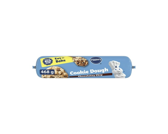Pillsbury Chocolate Chip Cookie Dough, Ready to Bake, 468 g - 468 g