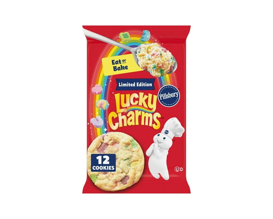 Pillsbury™ Holiday Premium Edition Cookie Dough Lucky Charms - 396 g