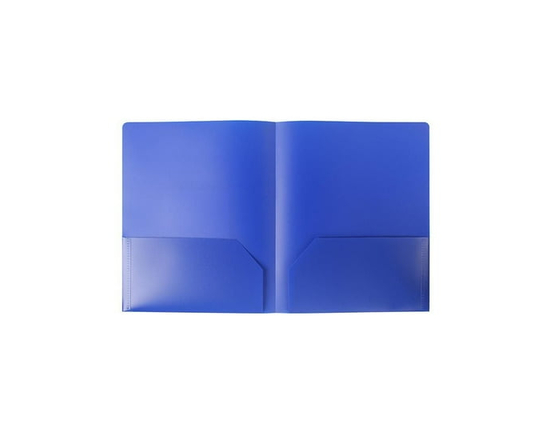Pen+Gear Poly Twin Pocket Portfolio - Letter size
