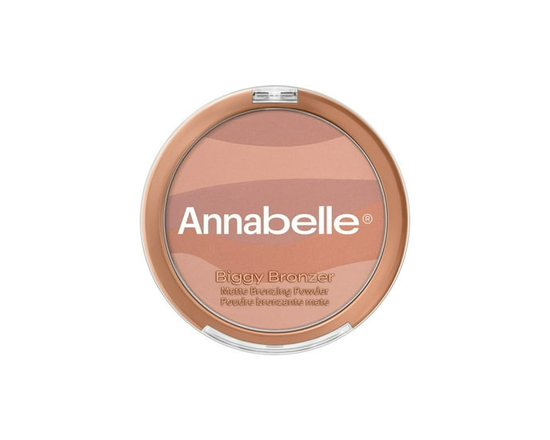 Annabelle Biggy Bronzer Talc-Free Radiant Bronzing Powder - 17.8g (Matte Gold)
