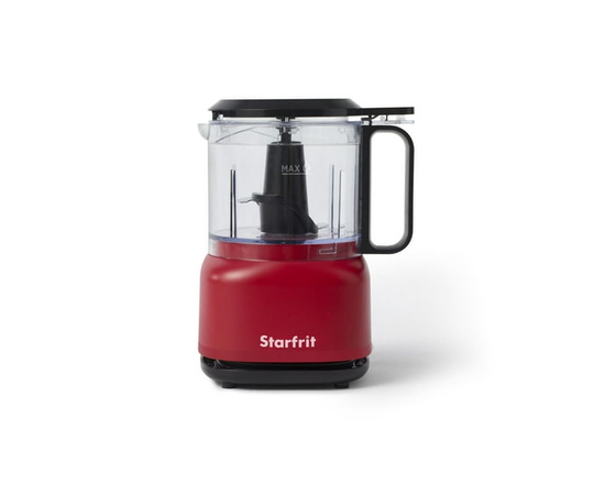 Starfrit Hachoir électrique, Sans BPA 3,5 tasses, Lame en acier inoxydable, Fonctionnement À Une Touche, Pièces lavables au lave-vaisselle, Base antid